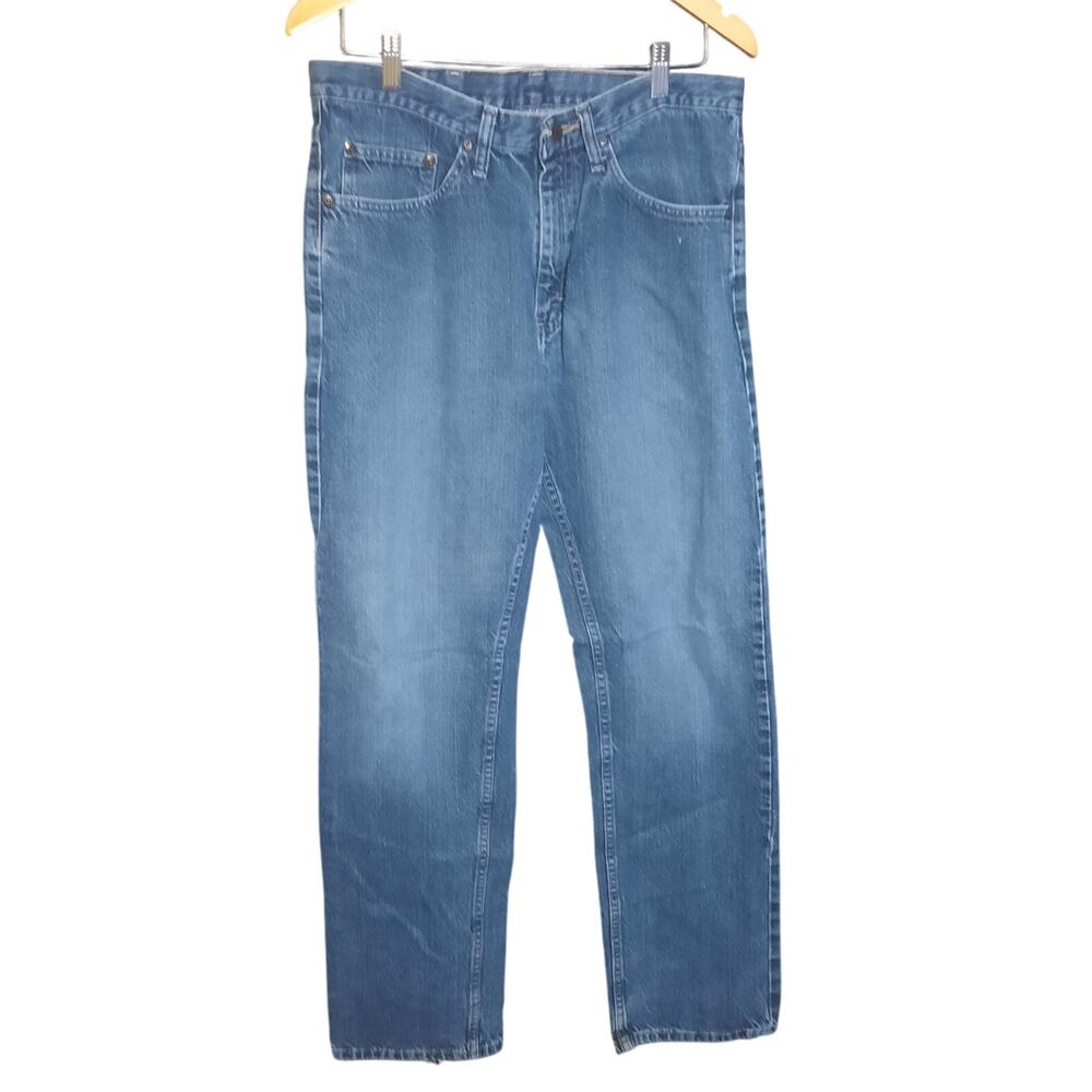 Wrangler Mens Regular Straight Cut 5 Pocket Jeans Size 34x34